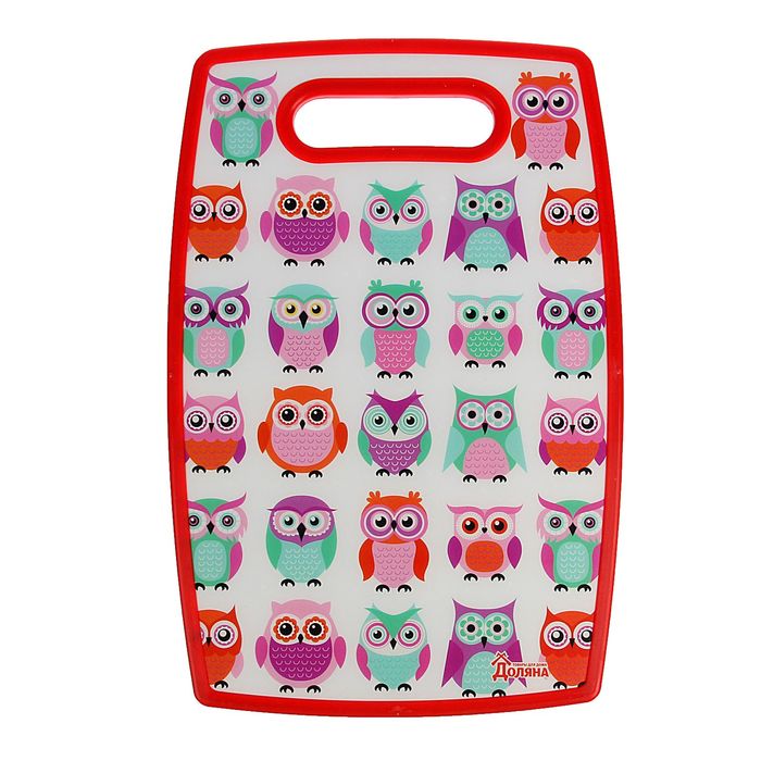 Доска разделочная 20х30 см "Совы"