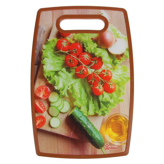 Доска разделочная 20х30 см "Салат"