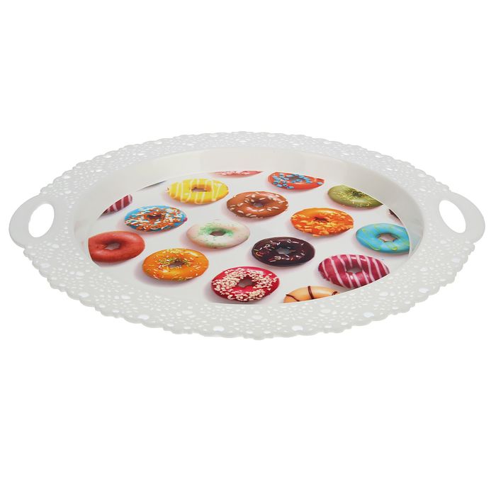 Поднос 42 см "Пончики"