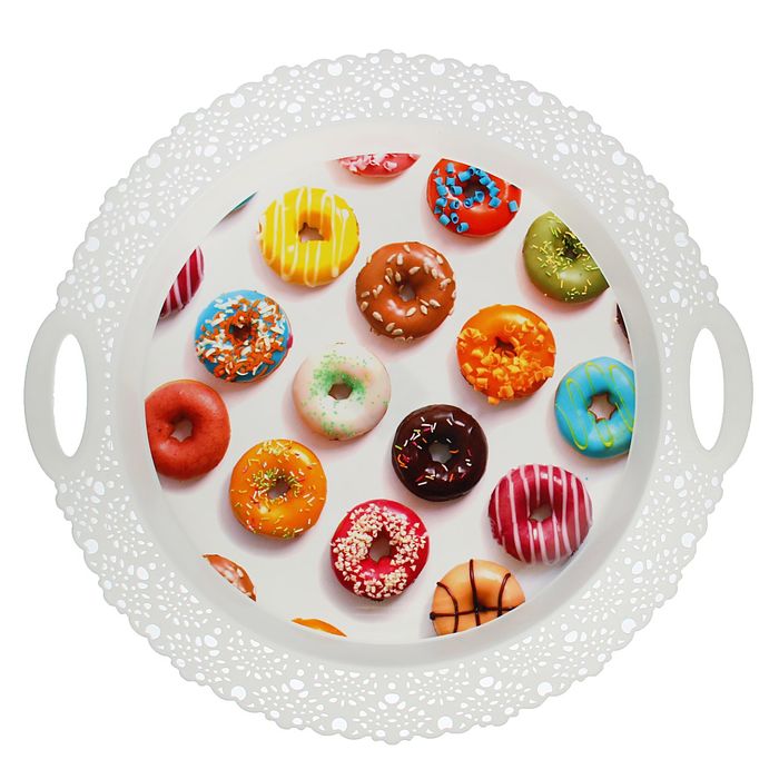 Поднос 42 см "Пончики"