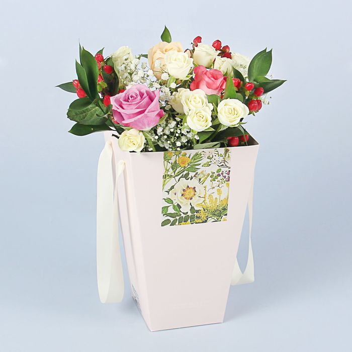 Пакет для цветов, 18 х 18 х 30 см