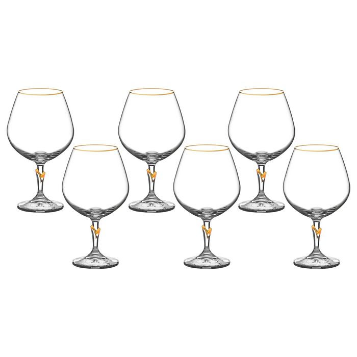 Набор бокалов для бренди 400 мл "Бриджита", 6 шт