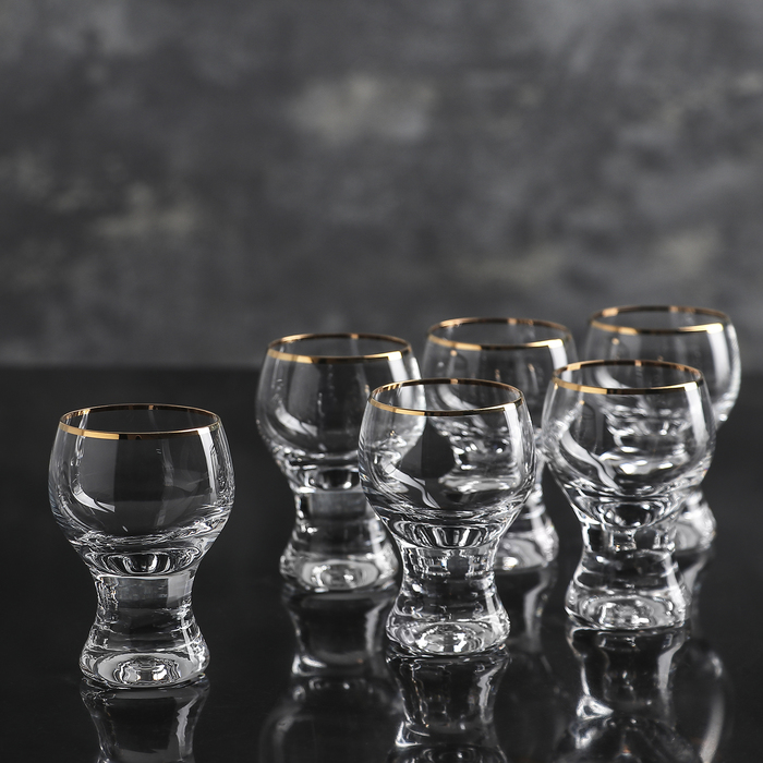 Набор рюмок 60 мл "Джина", 6 шт