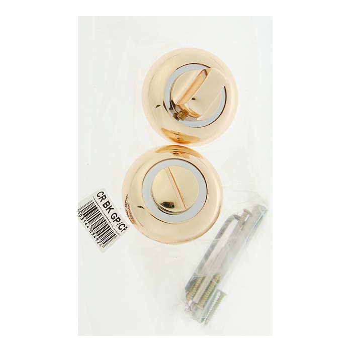 Ручка поворотная РALLADIUM CR BK GP/CP, цвет золото/хром