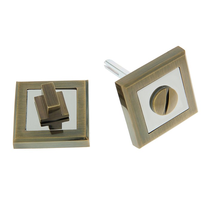 Ручка поворотная РALLADIUM CS BK AB/CP, цвет античная бронза/хром