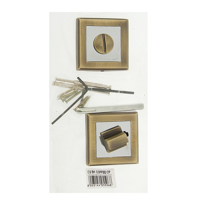 Ручка поворотная РALLADIUM CS BK COFFEE/CP, цвет кофе/хром