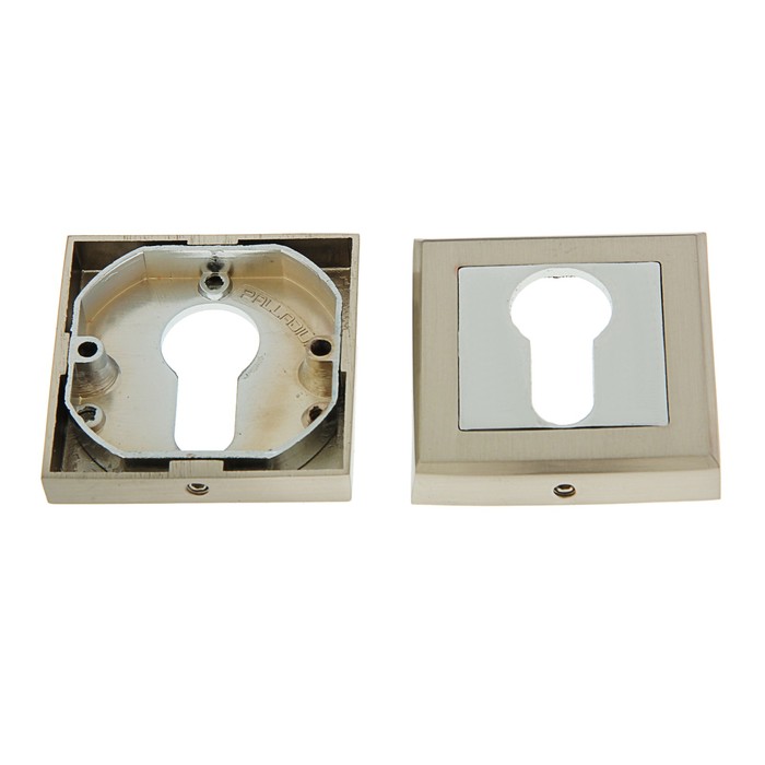 Накладка цилиндровый механизм РALLADIUM CS ET SN/CP, цвет матовый никель/хром