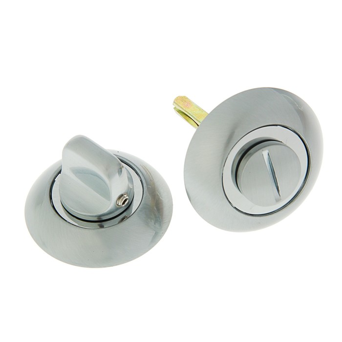 Ручка поворотная РALLADIUM R SC/CP BK, цвет матовый хром/хром