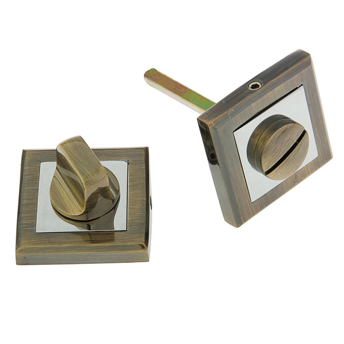 Ручка поворотная РALLADIUM RS AB/CP BK, цвет античная бронза/хром