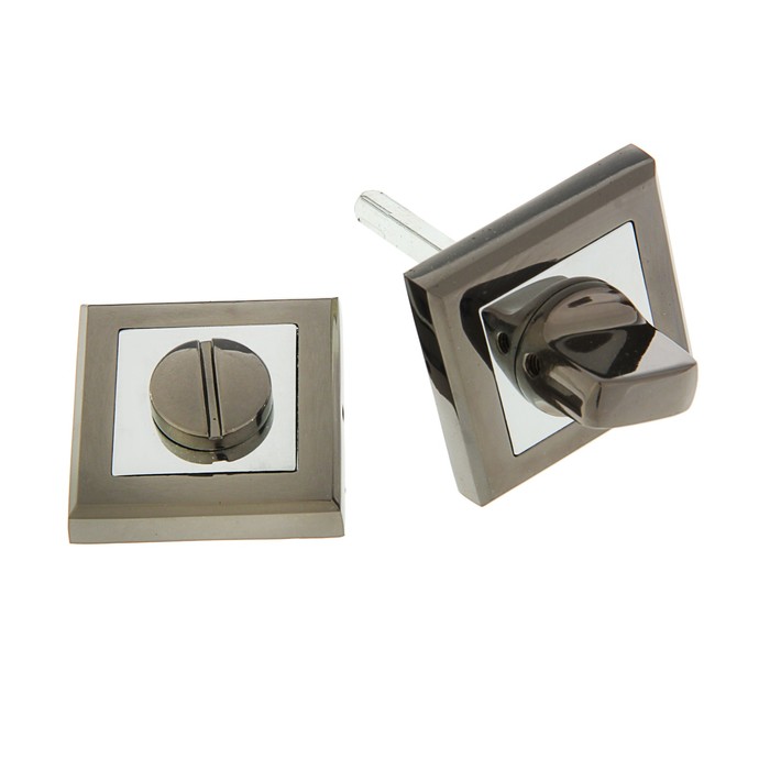 Ручка поворотная РALLADIUM RS BN/CP BK, цвет черный никель/хром