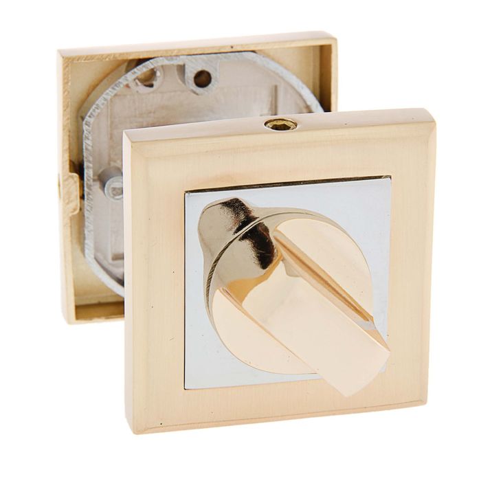 Ручка поворотная РALLADIUM RS SG/GP BK, цвет матовое золото/золото