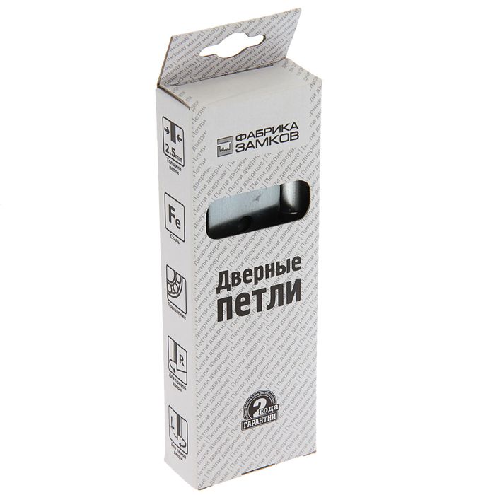 Петля Е-100 SC, цвет матовый хром