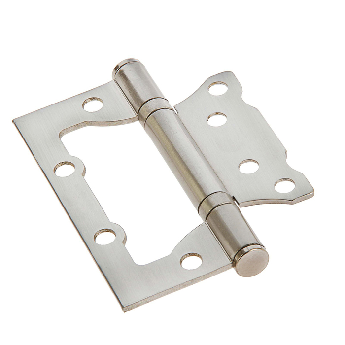 Петля накладная E-2BB-100 SN, цвет матовый никель