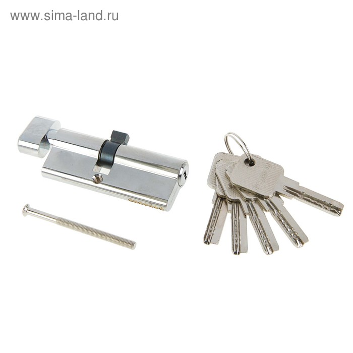 

Цилиндровый механизм PALLADIUM AL 80 C T01 CP, 35x45 мм, цвет хром