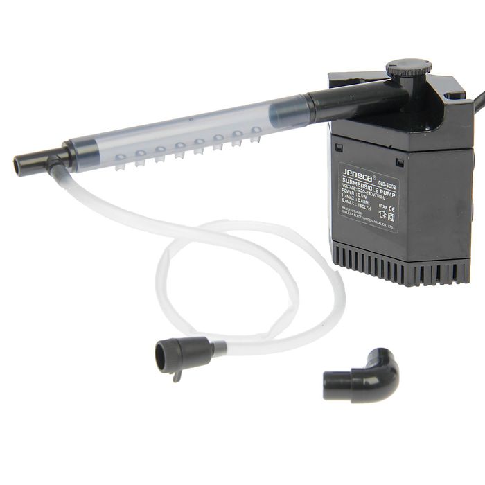 Внутренний фильтр Jeneca GLB-600B угловой, 3,5 Вт, 150 л/ч, высота подъема воды 0,48 м