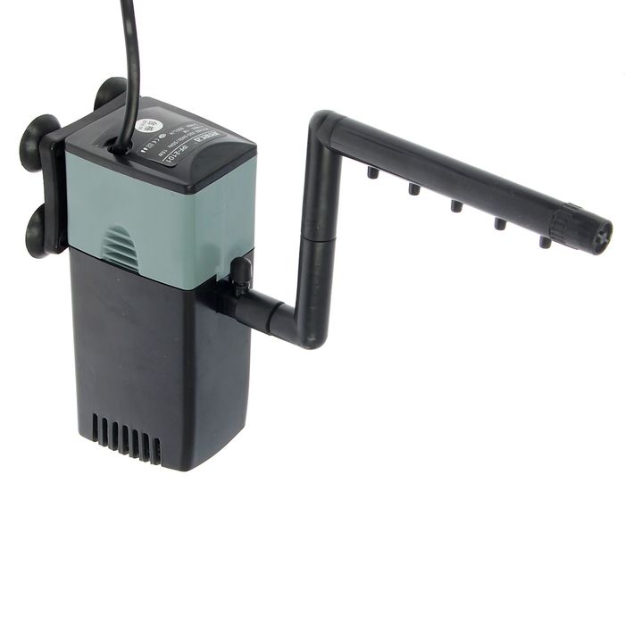 Внутренний фильтр с дождевальной флейтой Jeneca IPF-2101, 15 Вт, 600 л/ч, высота подъема воды 1 м