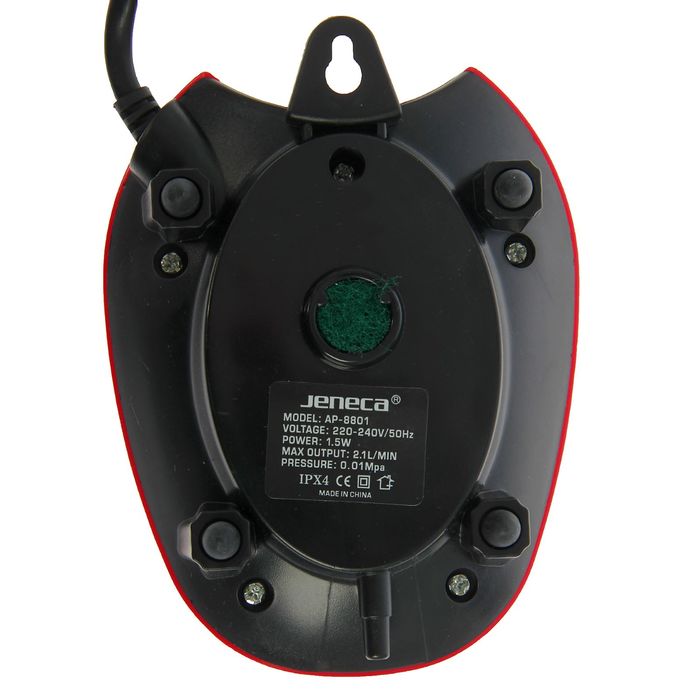 Компрессор Jeneca AP-8801 одноканальный, 1,5 Вт, 2,1 л/мин