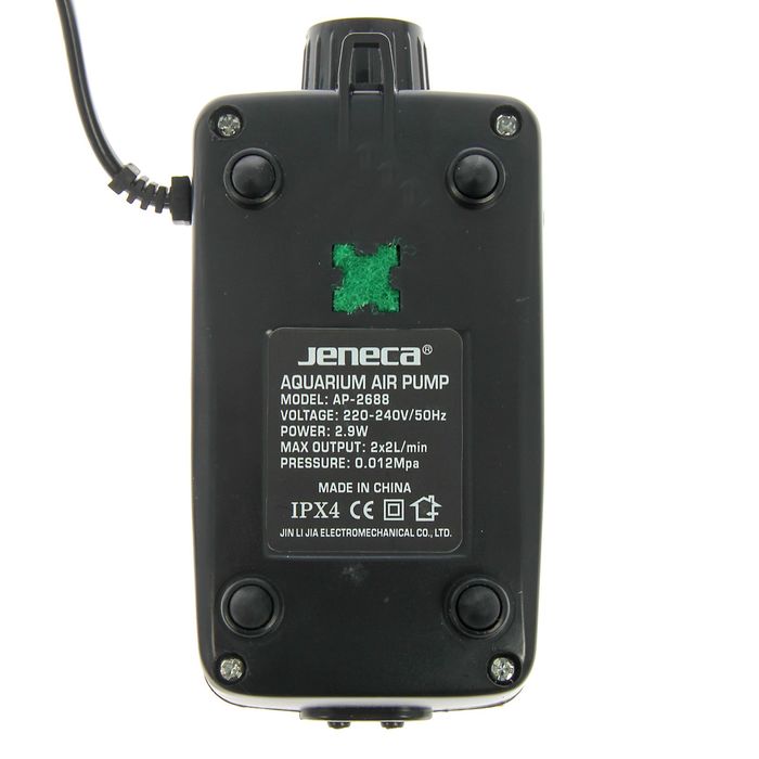 Компрессор Jeneca AP-2688 двухканальный, 2,9 Вт, 2х2 л/мин