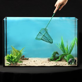 Сачок аквариумный 12,5 см, зелёный Ош