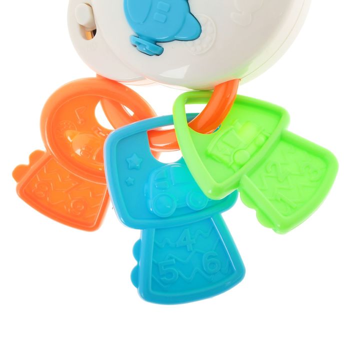 Брелок музыкальный, "МедвежонокВинни и его друзья", свет, звук