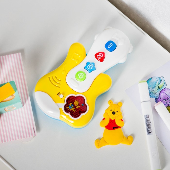 Игрушка музыкальная "Гитара" Винни и его друзья, свет, звук МИКС