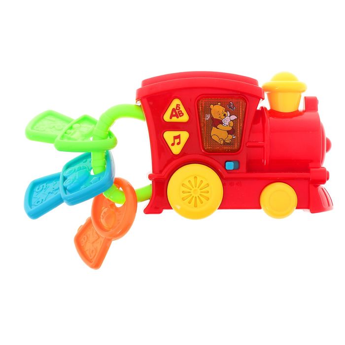 Игрушка музыкальная "Паровозик" Винни и его друзья, свет, звук МИКС