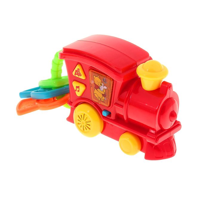 Игрушка музыкальная "Паровозик" Винни и его друзья, свет, звук МИКС