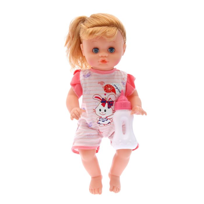 Пупс функциональный "Надечка", писает, пьёт, с аксессуарами, МИКС
