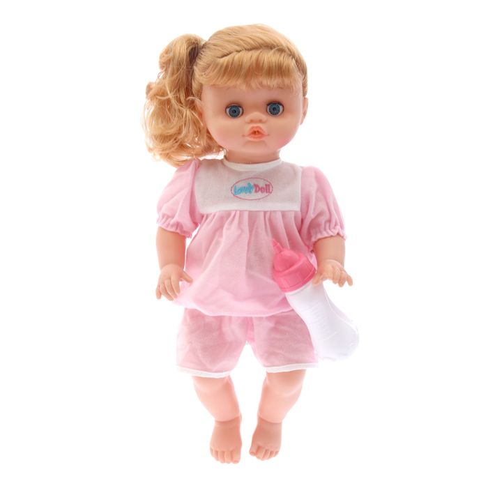 Пупс функциональный "Надечка", писает, пьёт, с аксессуарами, МИКС