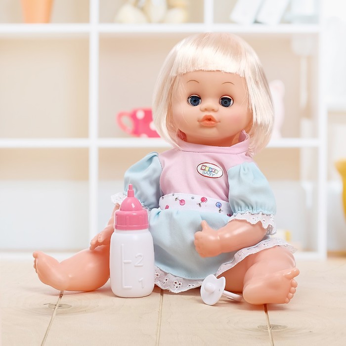 Пупс "Кэтрин" с аксессуарами, пьёт, писает, цвета МИКС