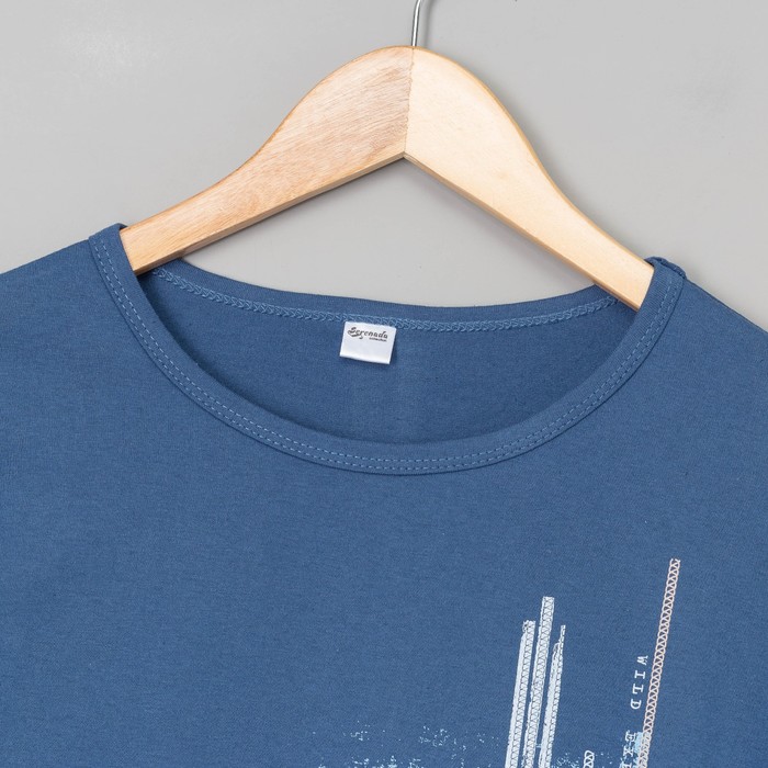 Комплект мужской (джемпер, брюки), размер 56, цвет индиго (арт. 945)