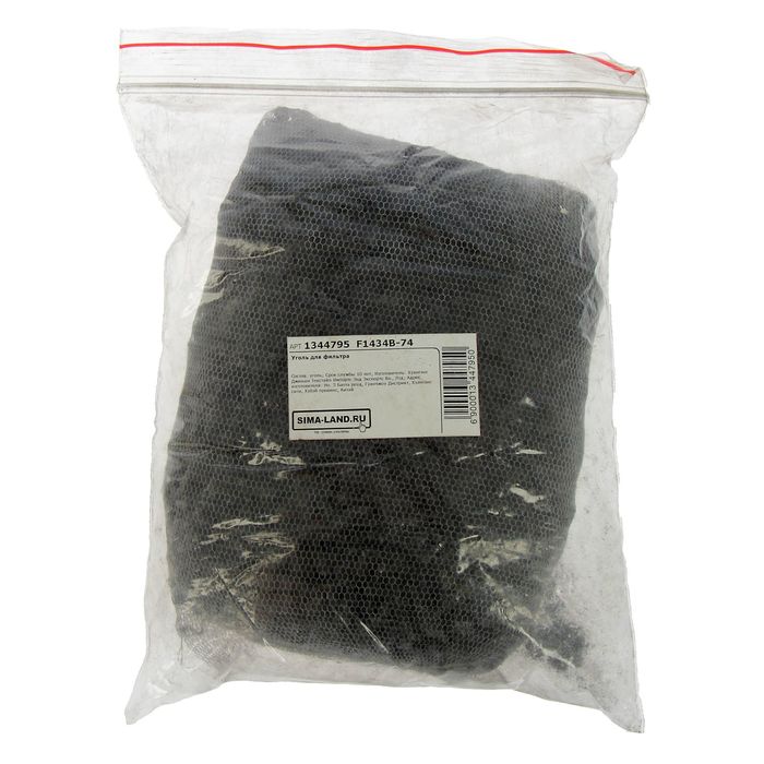 Наполнитель для фильтра угольный Jeneca С-500, 500 гр