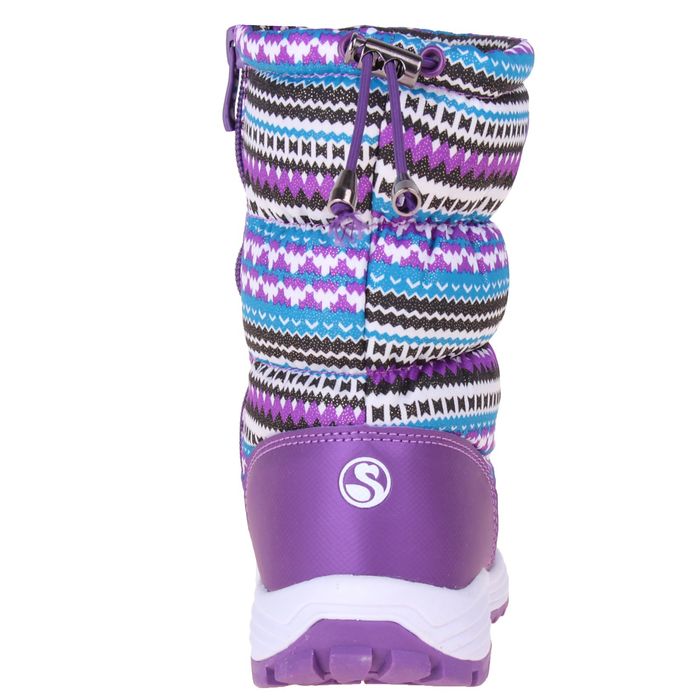 Дутики детские арт. 52-NC412, цвет фиолетовый, размер 33