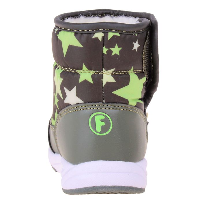 Дутики детские арт. W6NQ003, цвет зеленый, размер 25