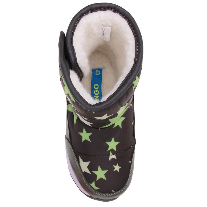 Дутики детские арт. W6NQ003, цвет зеленый, размер 25