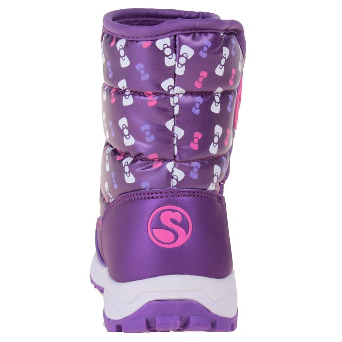 Дутики детские арт. W6NQ054, цвет фиолетовый, размер 28