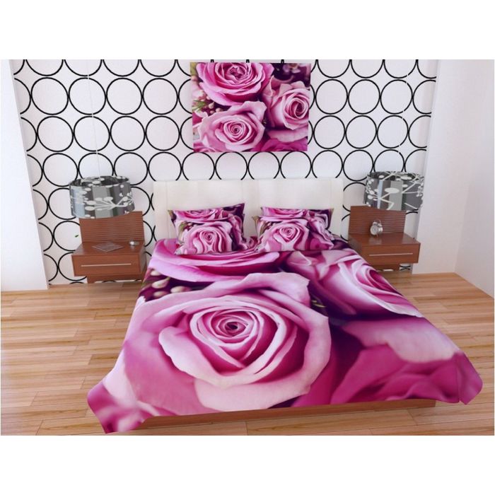 Фотопокрывало "Бутоны", ширина 145 см, длина 220 см, габардин