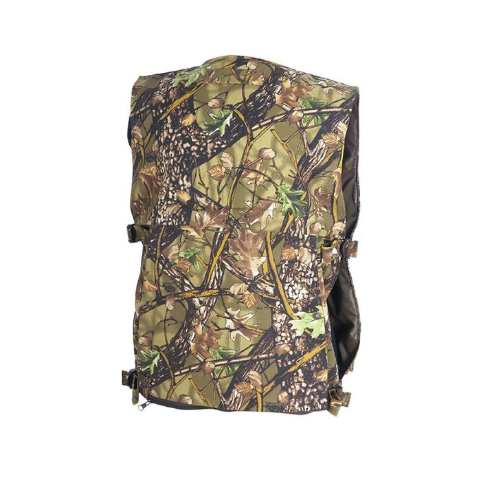 Жилет охотника с сиденьем, камуфляж «Лес», размер 56-62