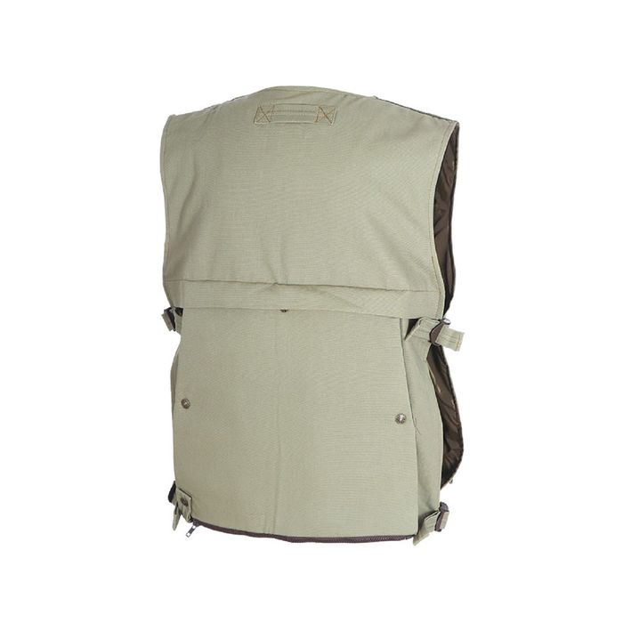 Жилет охотника с сиденьем, хаки, размер 46-54