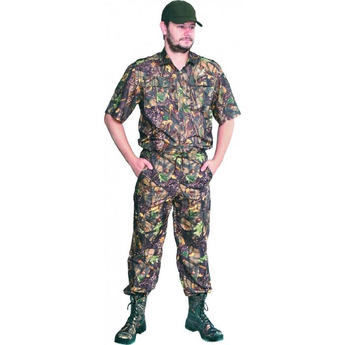 Брюки летние "Бриз", камуфляж «Лес», размер 58-60/170