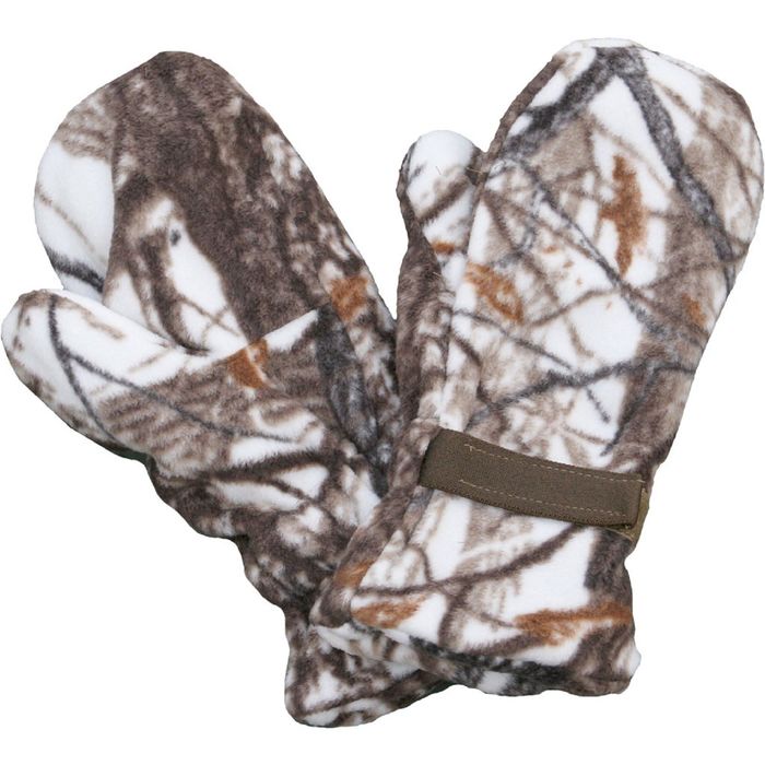 Варежки (белый лес)  р-р  XL-XXL