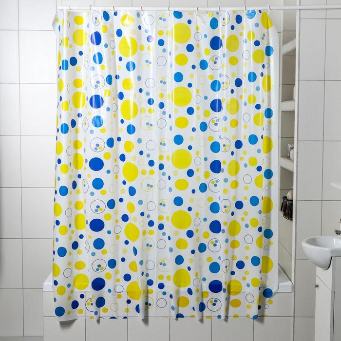 Штора для ванной 180х180 см "Заряд энергии"