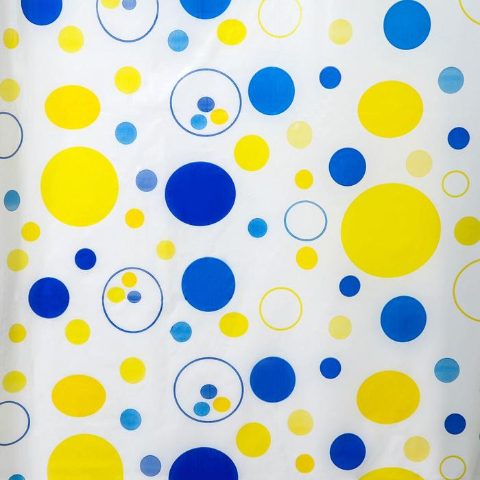 Штора для ванной 180х180 см "Заряд энергии"