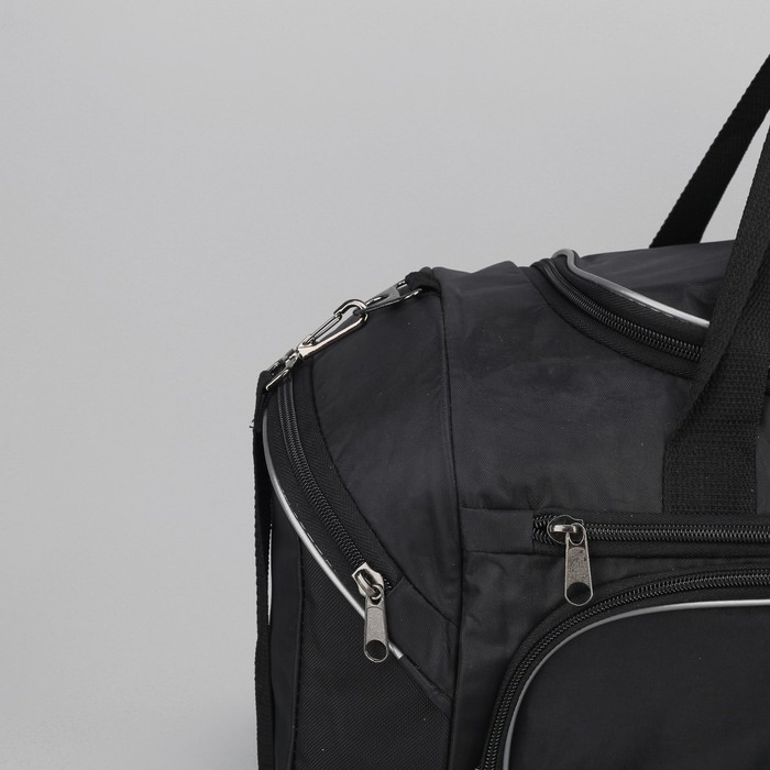 Сумка спортивная на молнии, 1 отдел, 3 наружных кармана, МИКС