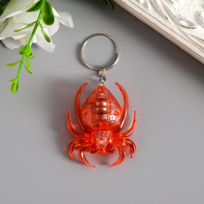 Световой брелок "Паук", мигает, МИКС