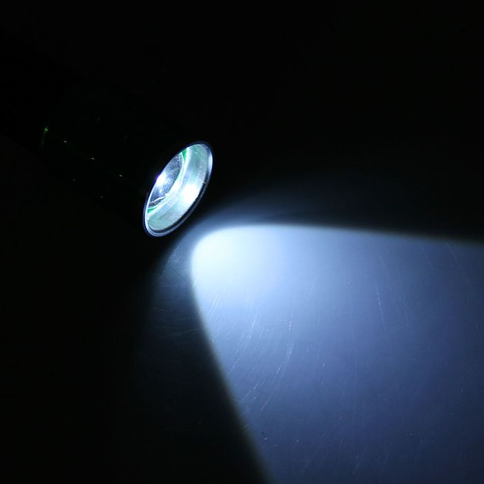 Фонарик ручной, 1 диод, на рассеивателе насечки-точки, 3 ААА, микс