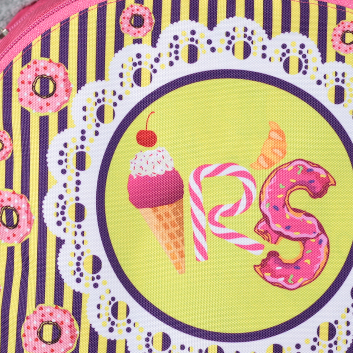 Рюкзак молодёжный на молнии "Кенди", трансформер, 4 отдела, розовый