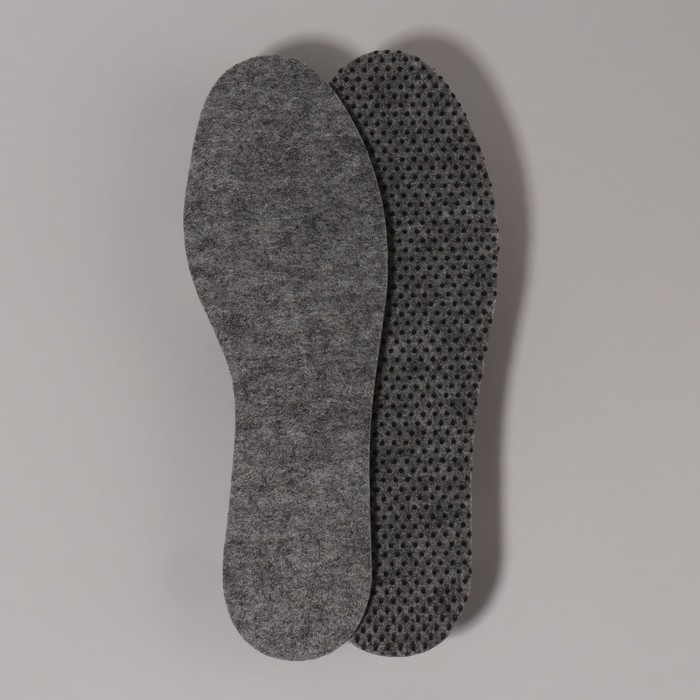 фото Стельки для обуви, 45-46 р-р, пара, цвет серый braus