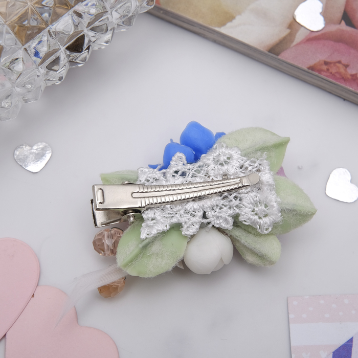 Зажим для волос ручной работы "Нежность"