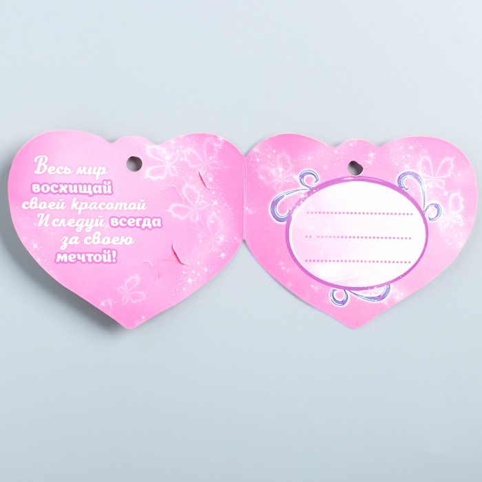 Заколка для волос с бантом (набор 2 шт) "Красотка" феи Винкс